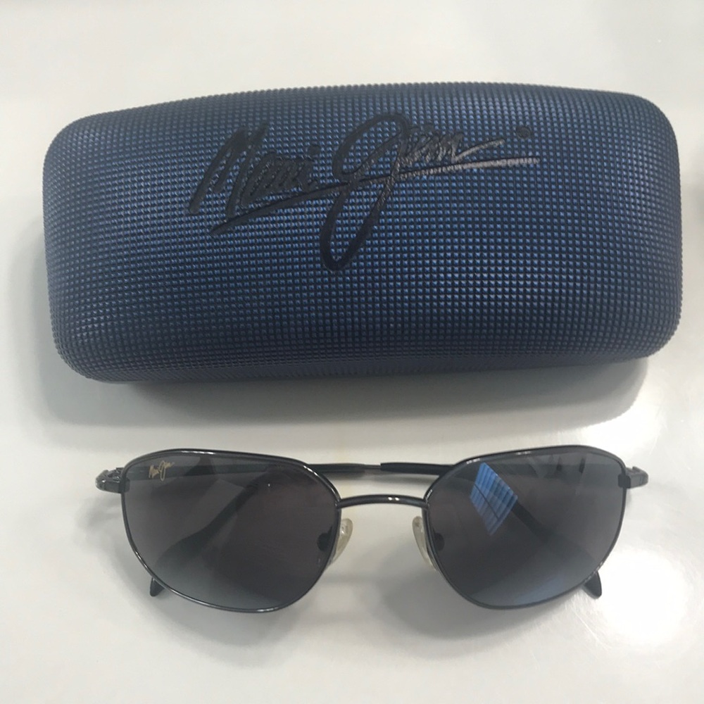 Maui Jim mj-553-02 Titanium Sunglasses